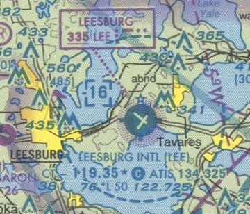 Sectional Chart@q敪}@Leesburg Airport